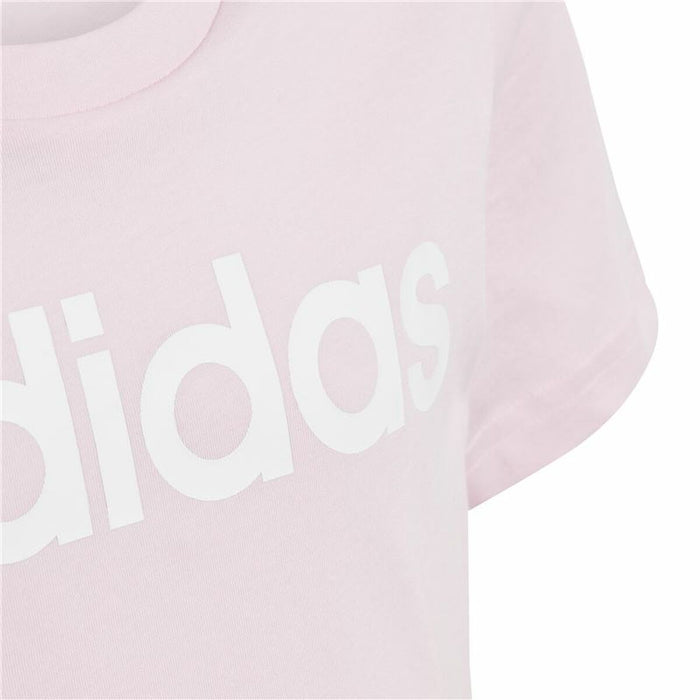 Детски Тениска с къс ръкав Adidas G Lin T Розов