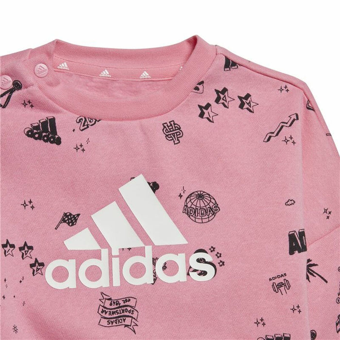 Детски Анцуг Adidas I Bluv Q3 Cset Сьомга