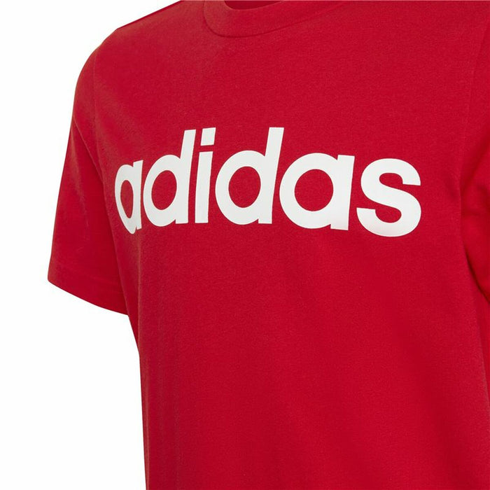Детски Тениска с къс ръкав Adidas Lin Roja