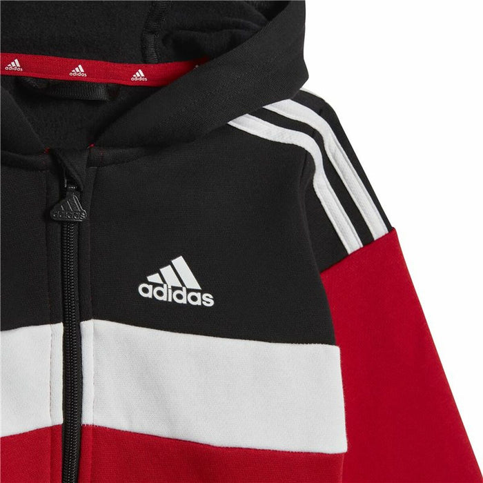 Детски Анцуг Adidas I 3S Tib Fl Ts Червен