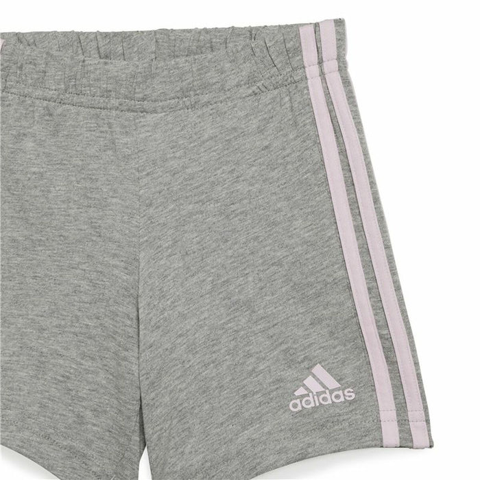Спортен Комплект за Бебе Adidas I Lin Co Set Сив Розов