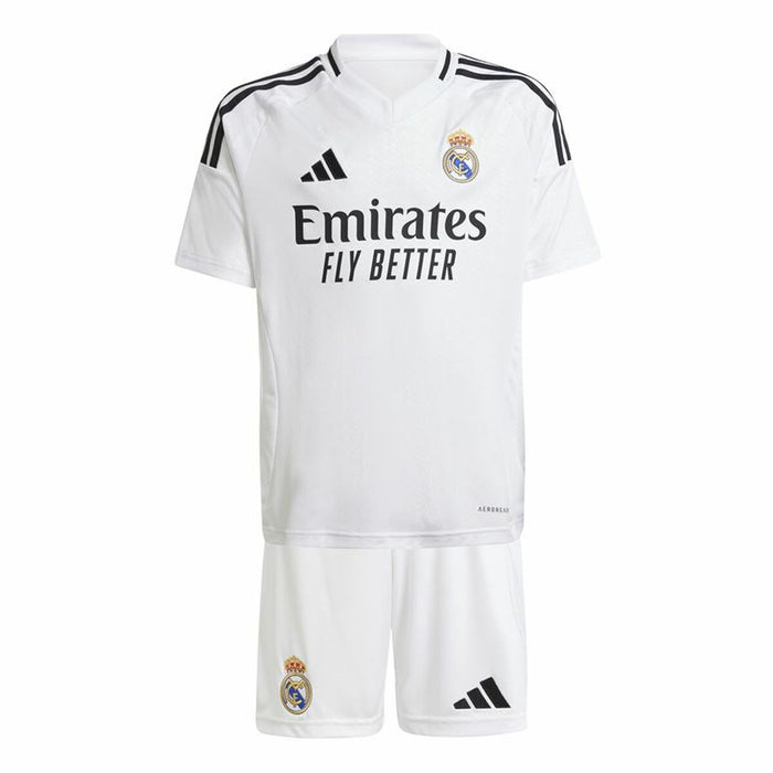 Спортен Комплект за Деца Adidas Real Madrid 24/25 Home Kit Бял