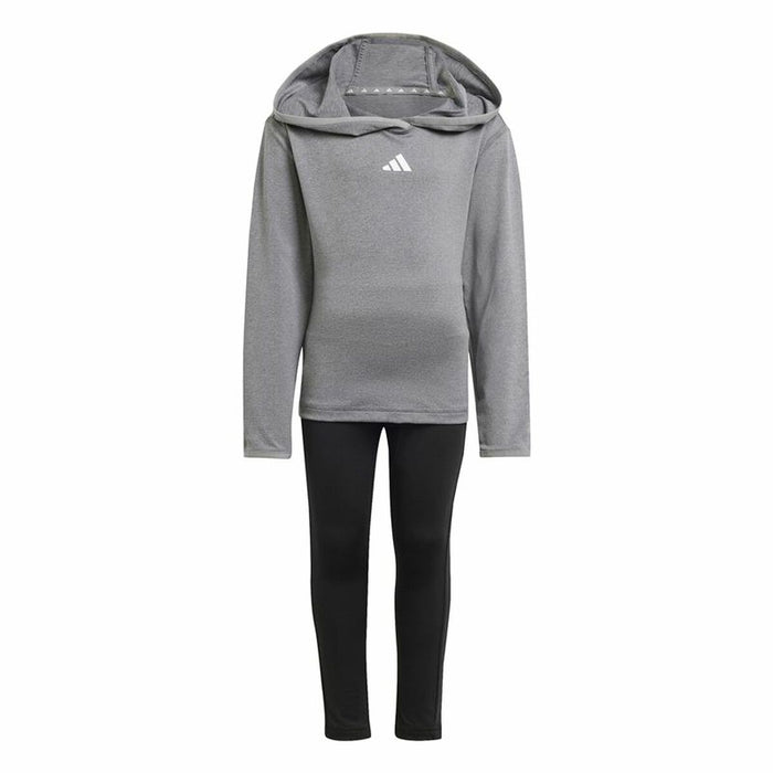 Детски Анцуг Adidas And Little Сив