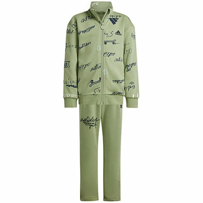 Детски Анцуг Adidas Brand Love Little Зелен