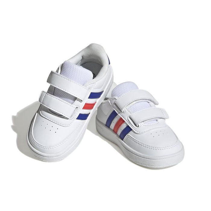 Спортни Маратонки за Деца Adidas Breaknet Lifestile Court Lace Strap Бял