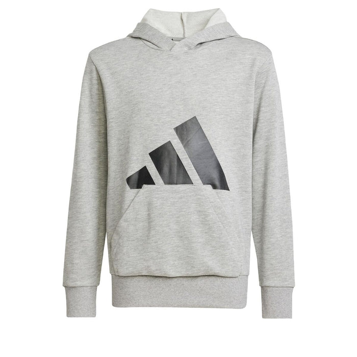 Суитчър с Качулка за Момиче Adidas Big Logo French Terry Hd Светло сив