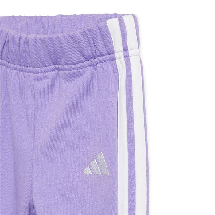 Спортен Комплект за Бебе Adidas 3 Bandas French Terry Jogger Розов