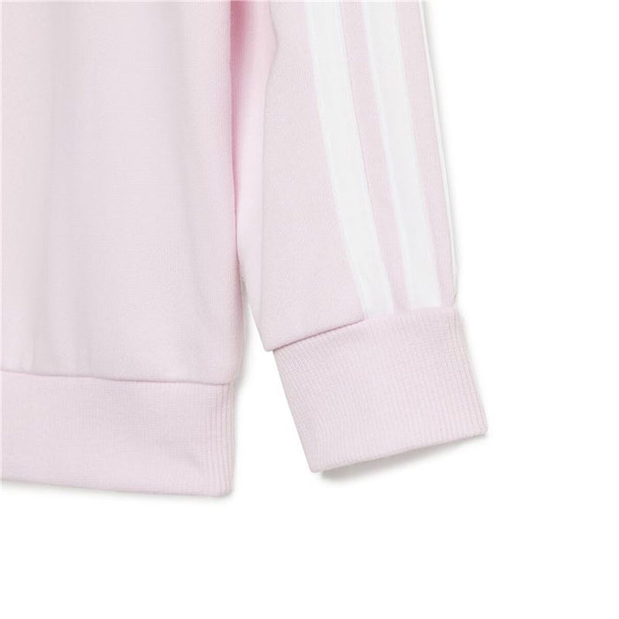 Спортен Комплект за Бебе Adidas 3 Bandas French Terry Jogger Розов