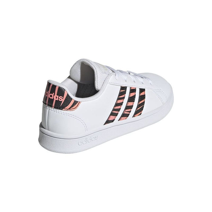 Спортни Маратонки за Деца Adidas Grand Court Print Бял