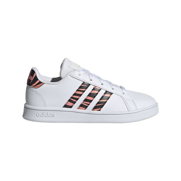 Спортни Маратонки за Деца Adidas Grand Court Print Бял