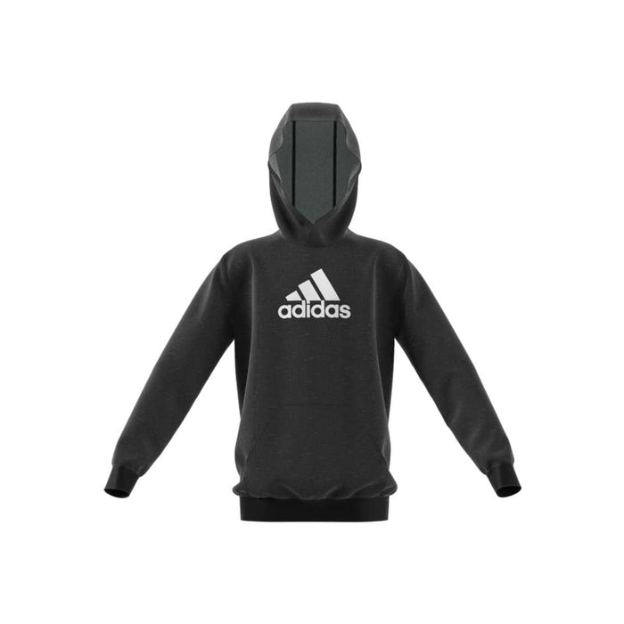 Детски суичър с качулка Adidas Черен
