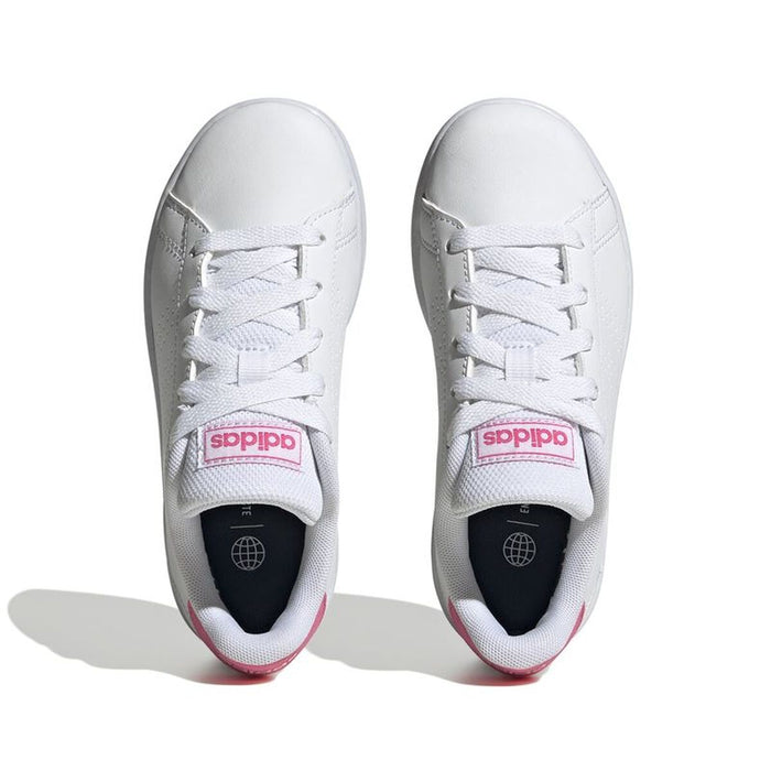 Спортни Маратонки за Деца Adidas Advantage Бял