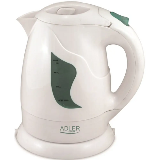 Adler AD 08 w електрическа кана 1 L 850 W Бяла