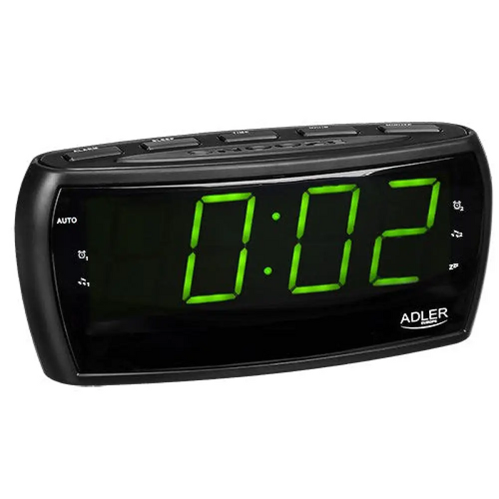 Adler AD 1121 радио часовник аналогов и дигитален черен