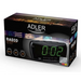 Adler AD 1121 радио часовник аналогов и дигитален черен