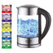Adler AD 1247 NEW електрическа кана 1.7 L 2200 W Черна