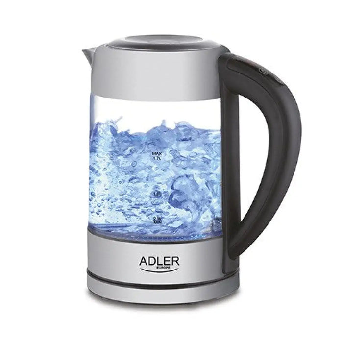 Adler AD 1247 NEW електрическа кана 1.7 L 2200 W Черна