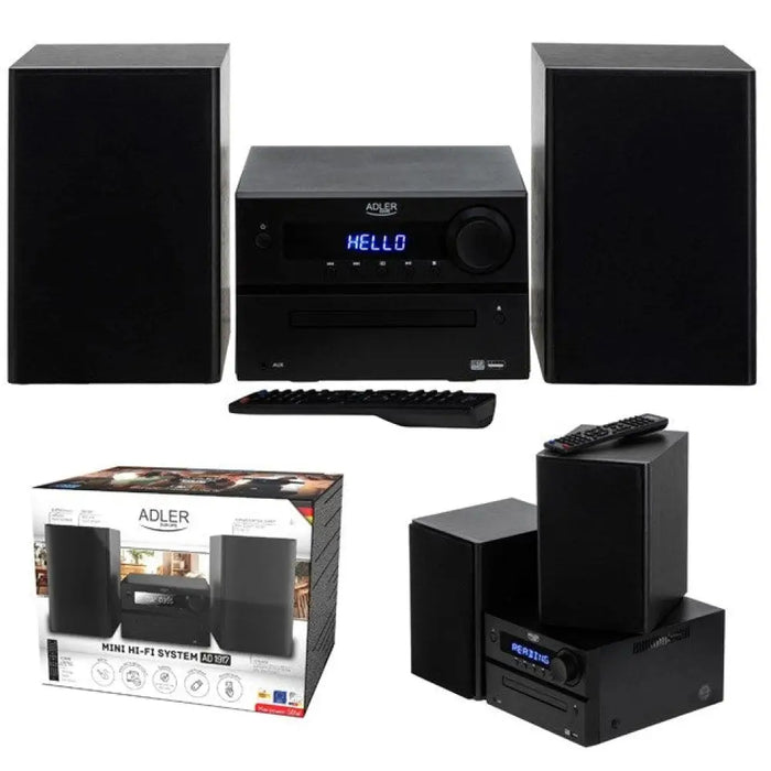 Adler AD 1917 HI-FI Tower Bluetooth/ CD/ USB/ FM радио черно