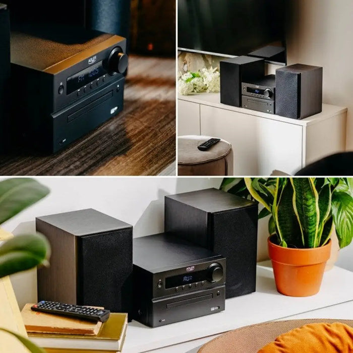 Adler AD 1917 HI-FI Tower Bluetooth/ CD/ USB/ FM радио черно