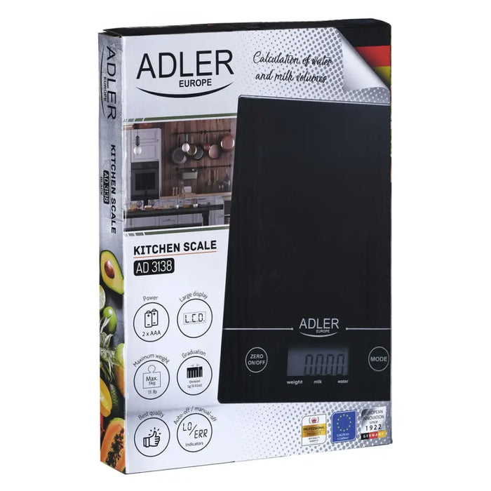 Adler AD 3138 b Механична кухненска везна Black Countertop