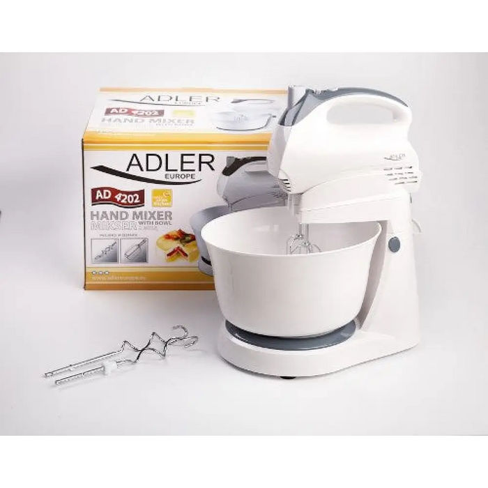 Adler AD 4202 Стоящ миксер Бял 300 W