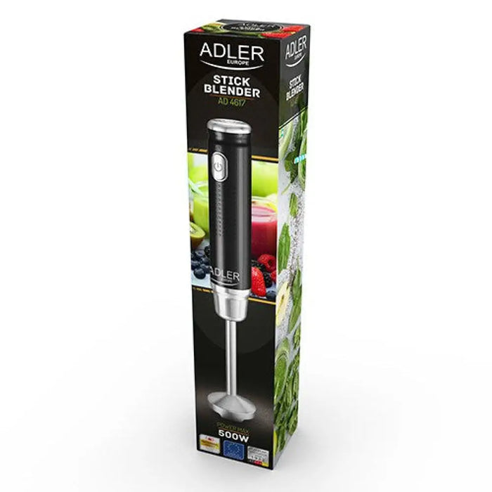 Adler AD 4617 блендер Потопяем блендер Черен Сребрист 350 W