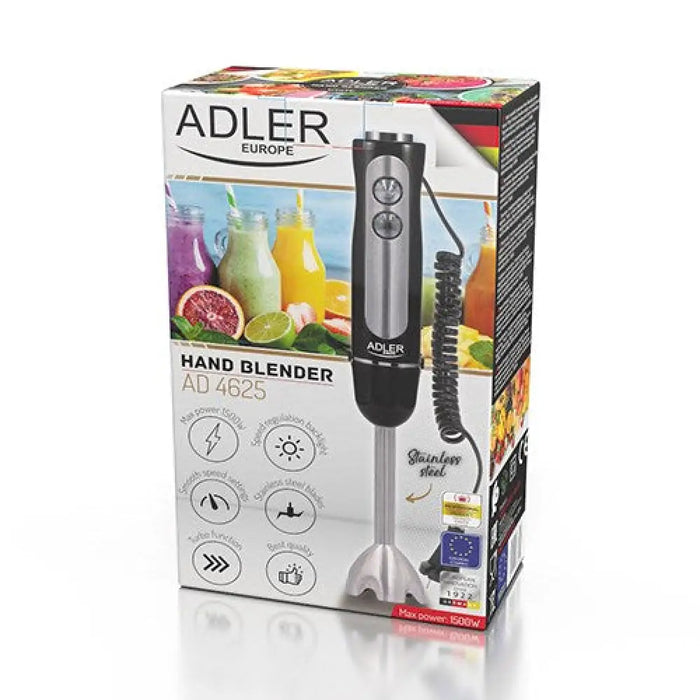 ADLER AD 4625B Ръчен пасатор Неръждаема стомана 1500 W Черен