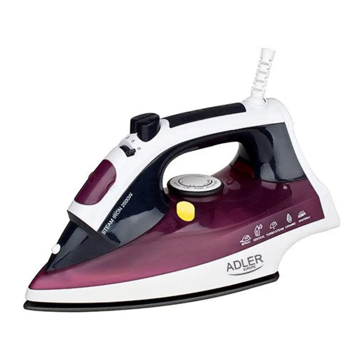 Adler AD 5022 Суха и парна ютия Керамична гладеща плоча