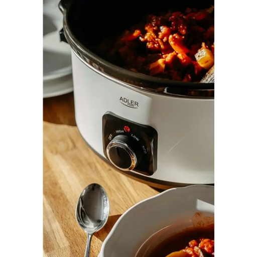 Adler AD 6413W Уред за бавно готвене 5,8 л Бял