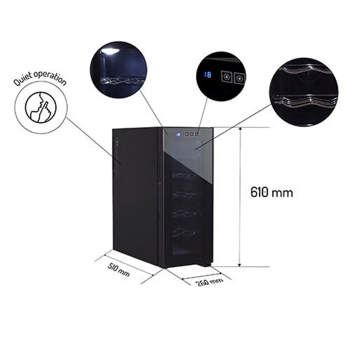 Adler AD 8083 Скил за напитки/вино Черен