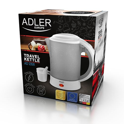 Електрическа кана Adler AD 1268 0.6 л Сив 600 W