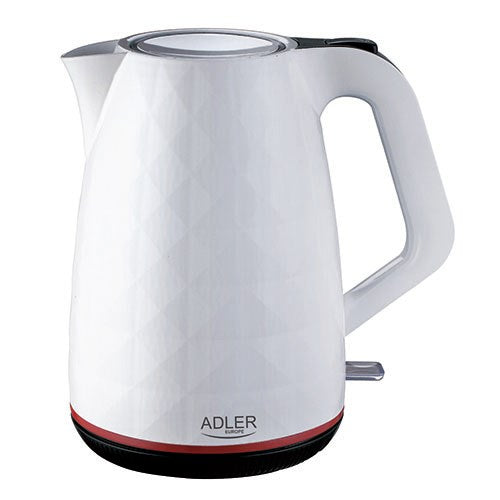Adler AD 1277 W електрическа кана 1.7 L 2200 W Бяла