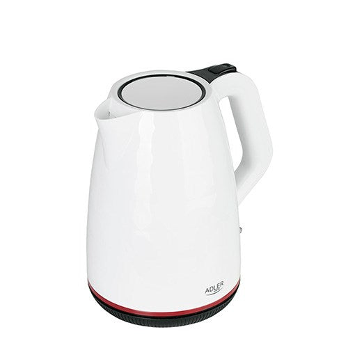Adler AD 1277 W електрическа кана 1.7 L 2200 W Бяла