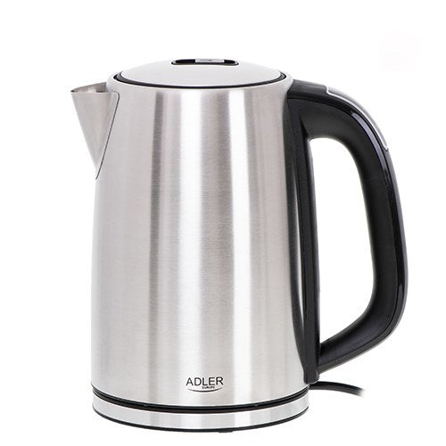 Електрическа кана Adler AD 1340 1.7 L 2200 W Черна, Сребриста