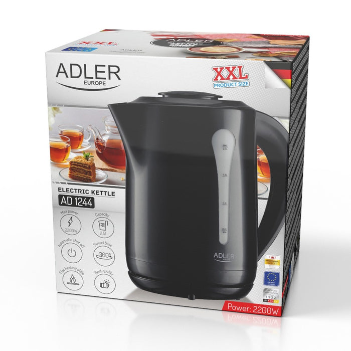 Електрическа кана Adler AD 1244b 2.5 л 2200 W Черна
