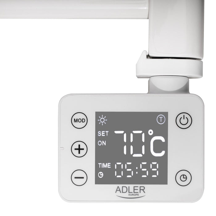 Електрически нагревател за баня Adler AD 7824 LED бял