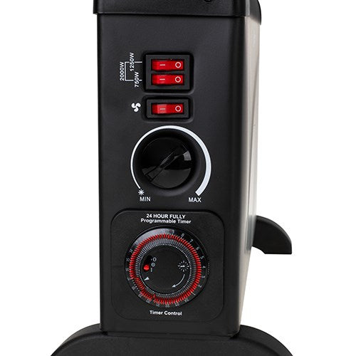 Електрически конвекторен отоплител Mesko Home MS 7741 Indoor Black 2000 W
