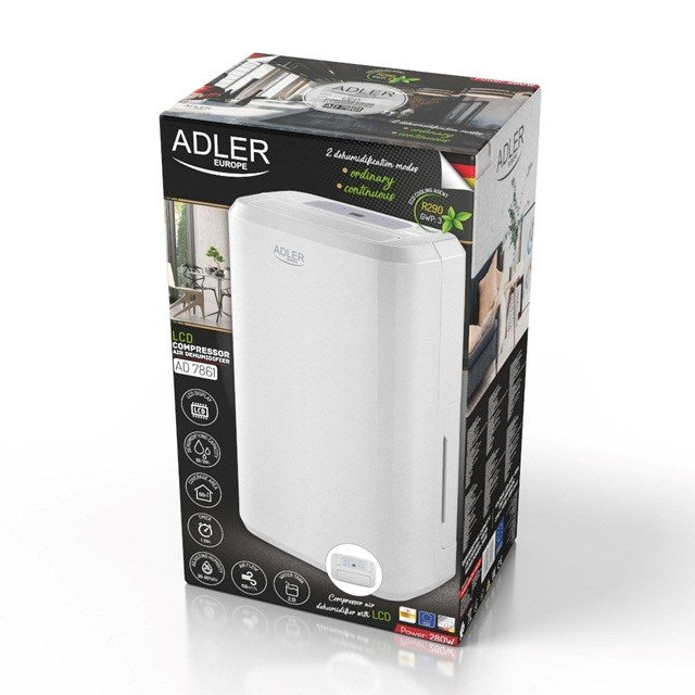 Adler AD 7861 Компресорен изсушител за въздух Бял