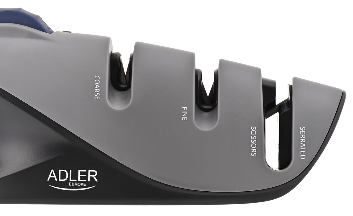 Точилка за ножове ADLER AD 4531 Черна, Сива