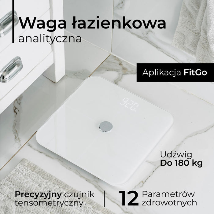 ADLER AD 8187 везна за баня, бяла