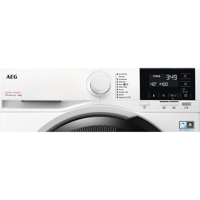 Пералня AEG LFR61E844BE 8.0 kg, 1400 об/min, ИНВЕРТОРЕН МОТОР