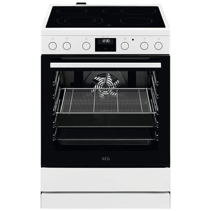 Готварска печка с керамичен плот AEG CCB6440CBW
