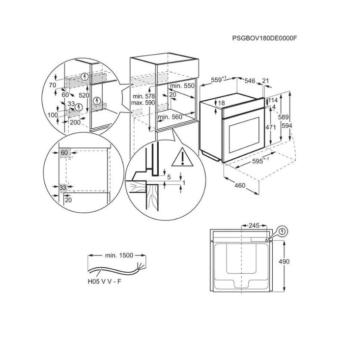 Фурна за вграждане AEG NBP9S881DT(ST) , 70 , А++ , Почистване с пара , Сензорно