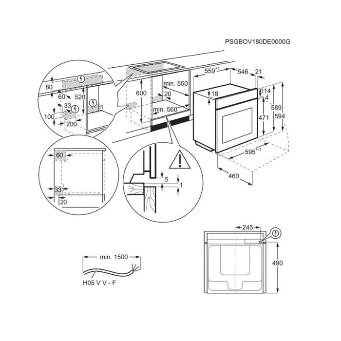 Фурна за вграждане AEG NBP9S881DT(ST) , 70 , А++ , Почистване с пара , Сензорно