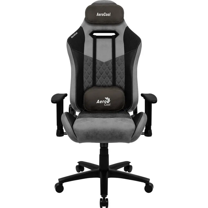 Aerocool DUKE AeroSuede Универсален гейминг стол черен сив
