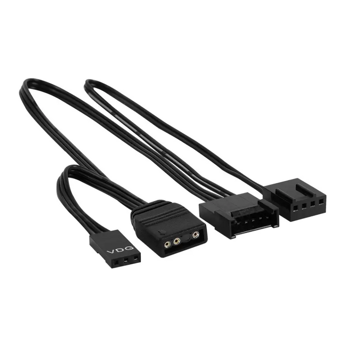 Aerocool Duo 12 ARGB 6-pin Computer case Fan 12 cm Черен