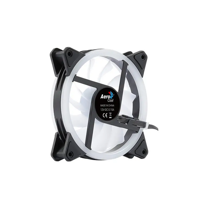 Aerocool Duo 12 ARGB 6-pin Computer case Fan 12 cm Черен
