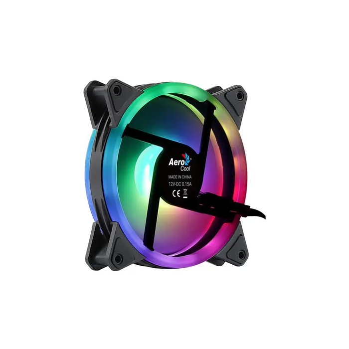 Aerocool Duo 12 ARGB 6-pin Computer case Fan 12 cm Черен