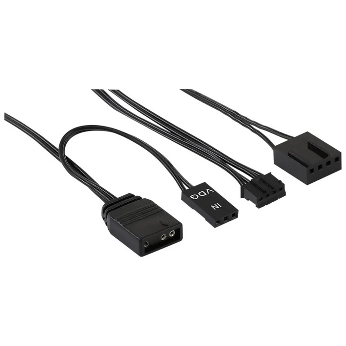 Aerocool PGS H66F RGB контролен хъб черен