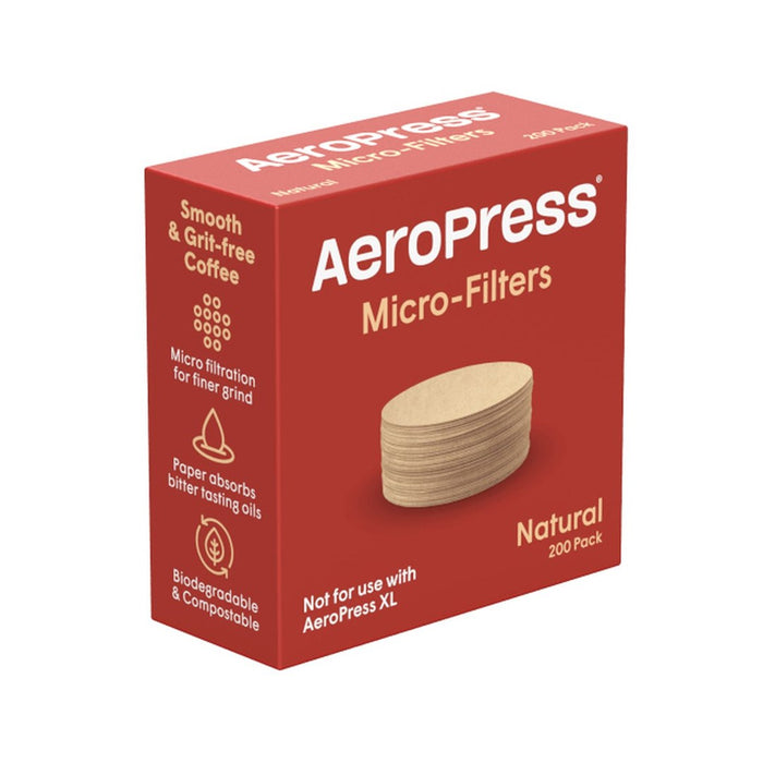 Филтри за кафе Aeropress хартия, натурални, 200 броя